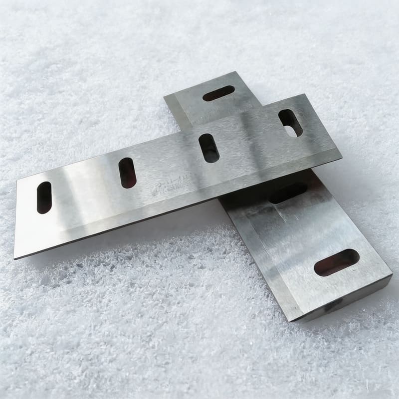 Granulator blades for rigid plastic recycling